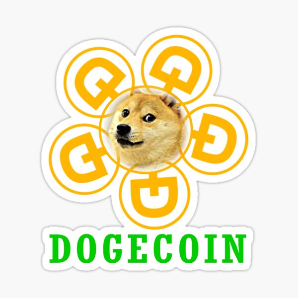 Artikel-Vorschau von Dogecoin, designt und verkauft von FishingloversYT.