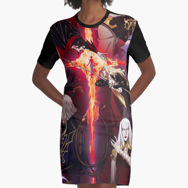 Castlevania Graphic T-Shirt Dress