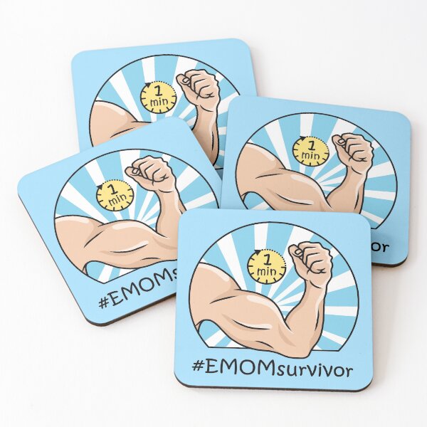 Item preview, Emom trendy sport be fit illustration designed and sold by ARTemyzz.