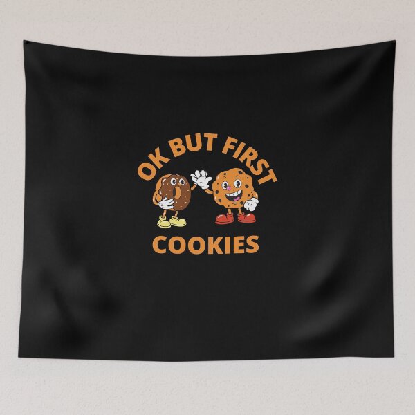 Item preview, Ok But First Cookies ,Funny Cookies designed and sold by AMINE  ★★★★★.