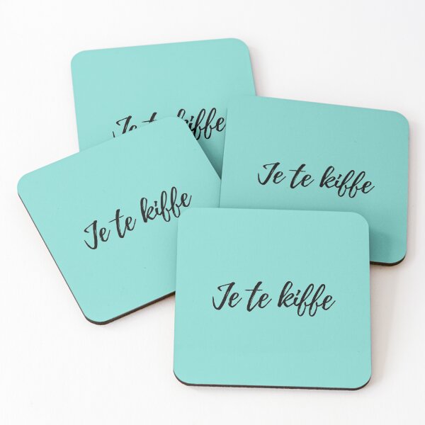 Item preview, Je te kiffe ( I love you in French ) - Black/Mint designed and sold by Africanism.