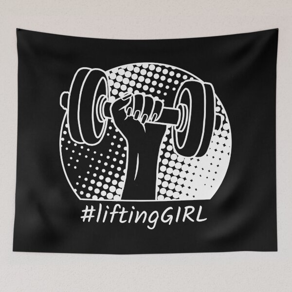 Item preview, Liftig girl weight training with dumbbell designed and sold by ARTemyzz.