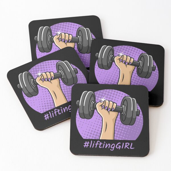 Item preview, Lifting girl strenght training dumbbells designed and sold by ARTemyzz.