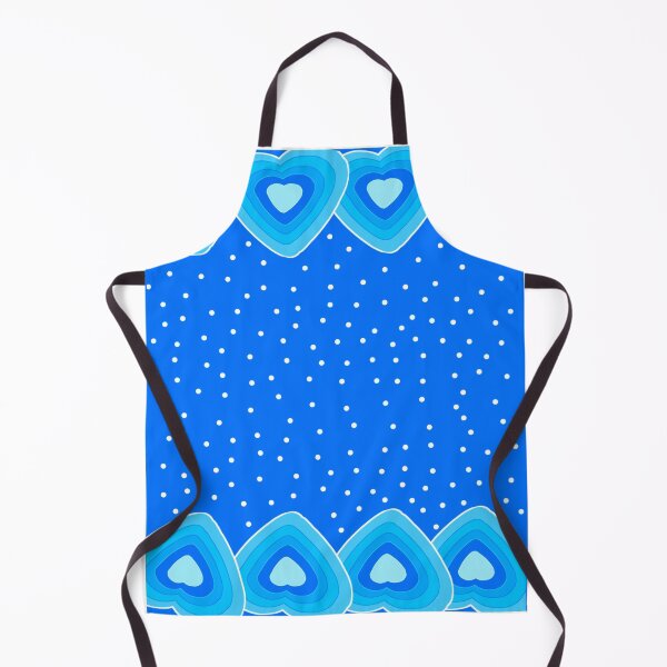 Item preview, Blue heart dots pattern designed and sold by Naresh-pinjani.