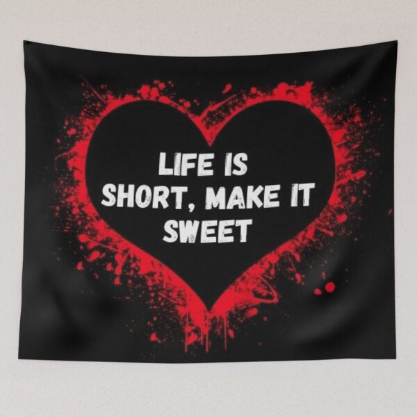 Item preview, An inspiring quote in a red heart designed and sold by JHiba.