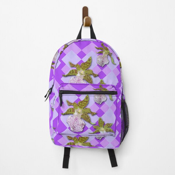 Item preview, Tiger Orchids Purple Harlequin Checkers designed and sold by SpiritGifts.