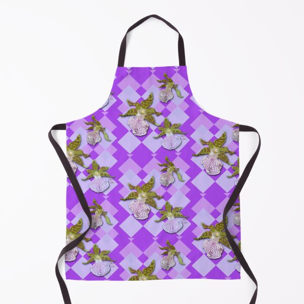 Item preview, Tiger Orchids Purple Harlequin Checkers designed and sold by SpiritGifts.