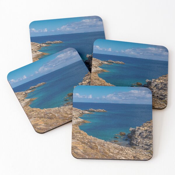 Item preview, Dark Blue Sea and Rocky Shore - Paros, Greece designed and sold by JarbasVisuals.