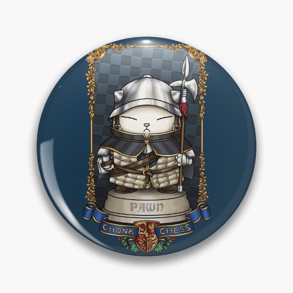 Item preview, Medieval Cat Chess Pawn designed and sold by Takeda-art.