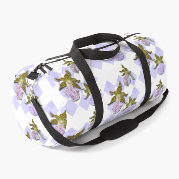 Item preview, Tiger Orchids Purple Harlequin Checkers White designed and sold by SpiritGifts.