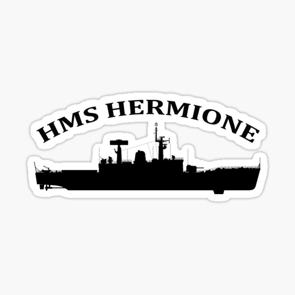 HMS Hermione Sticker