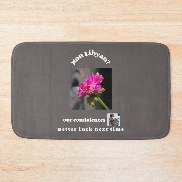 Item preview, "Condolences to non Libians"  (white text) designed and sold by skoumpourdides.