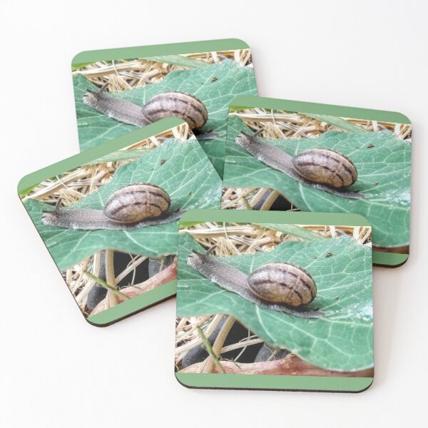 Item preview, Escargot a la Nasturtium Pad designed and sold by TeaFairy Art.