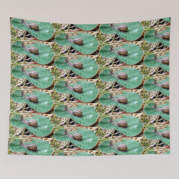 Item preview, Escargot a la Nasturtium Pad designed and sold by TeaFairy Art.