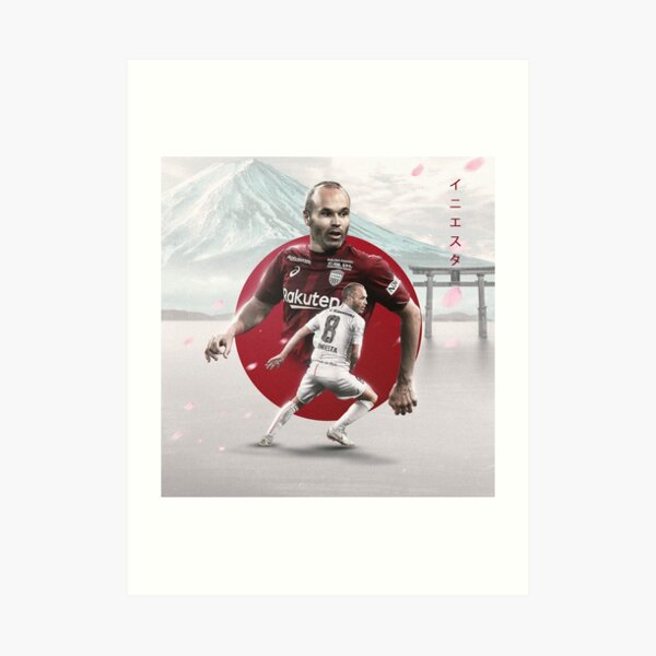 Wallpaper Iniesta Art Art Print For Sale By Kevinriota Redbubble