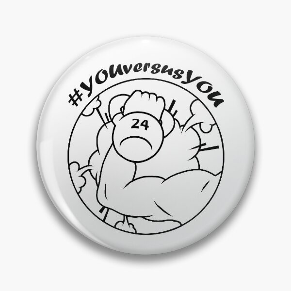 Item preview, You versus you fitness motivation quote designed and sold by ARTemyzz.