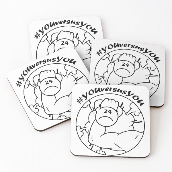 Item preview, You versus you fitness motivation quote designed and sold by ARTemyzz.