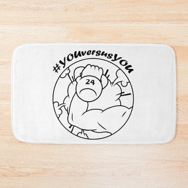 Item preview, You versus you fitness motivation quote designed and sold by ARTemyzz.
