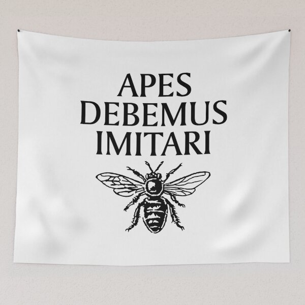 Item preview, Apes Debemus Imitari Beekeeper Quote designed and sold by theshirtshops.