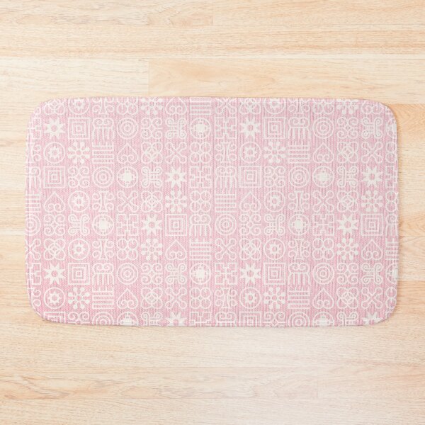 Item preview, Multi-Pattern Afri-Aztec Pastel Blush Pink Fabric Textured Effect Boho Aesthetics [#167] designed and sold by AfriStyleUK.