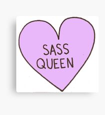 sass queen Canvas Print