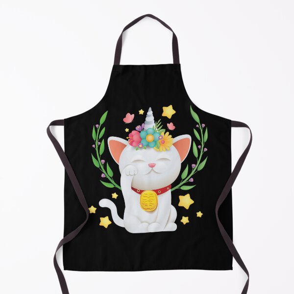 Item preview, Unicorn Maneki Neko Lucky Cat designed and sold by Alicia Chee.