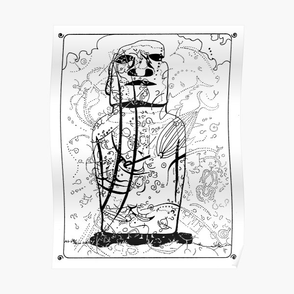 Moai#2 Ahu Tautira Poster