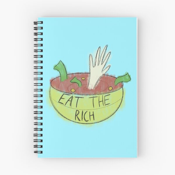 Item preview, eat the rich cereal bowl print designed and sold by keffalump.