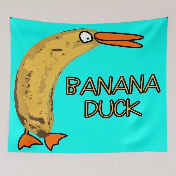 Item preview, Banana Duck fun silly duck part banana designed and sold by toastygoat.