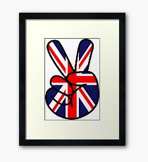 Peace British Style Framed Print