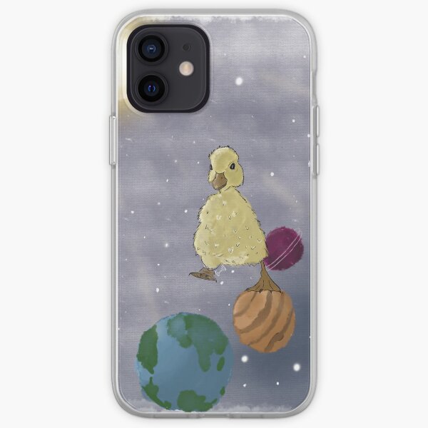 Duck in Space iPhone Soft Case