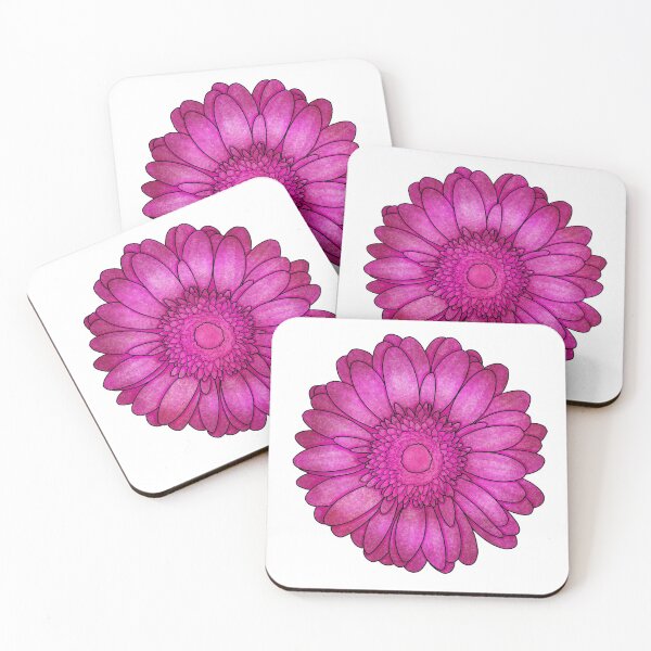 Item preview, Pink Gerbera with texture designed and sold by ozdv.
