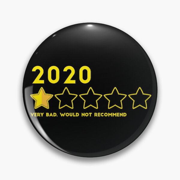 Item preview, 2020 rating very bad would not recommend meme one star review designed and sold by RedCut.