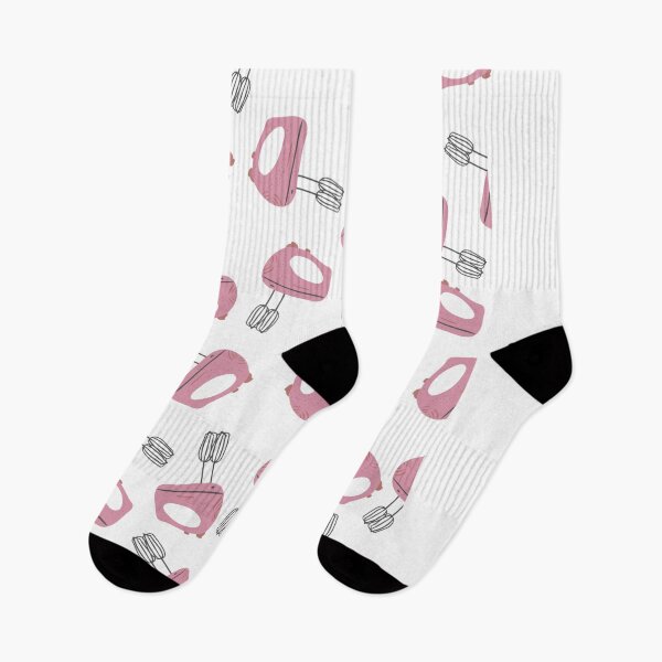 Item preview, Pink and Grey Hand Mixer Pattern designed and sold by kindtoearth.