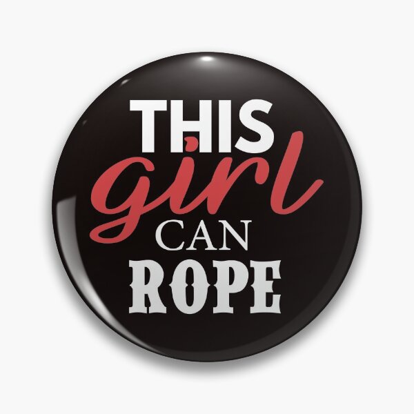 Item preview, This Girl Can Rope, Roping, Western Art, Funny Western Quote designed and sold by Aerial Addicts.