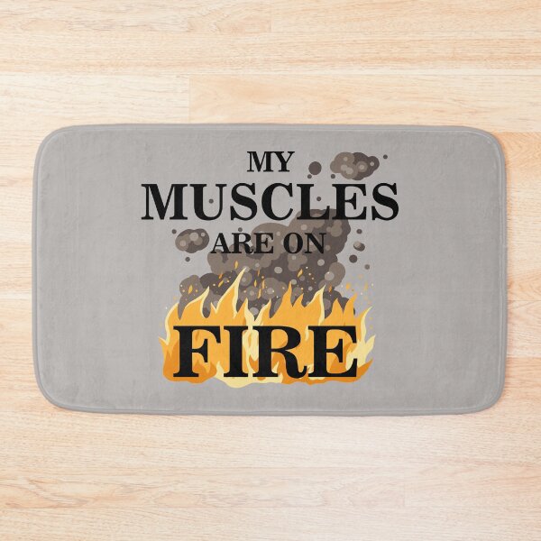 Item preview, Muscles on fire heavy soreness design designed and sold by ARTemyzz.