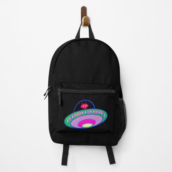 Item preview, Aesthetic Neon Alien and UFO Cartoon- Cute and Funny designed and sold by Cosmic-Ferret.