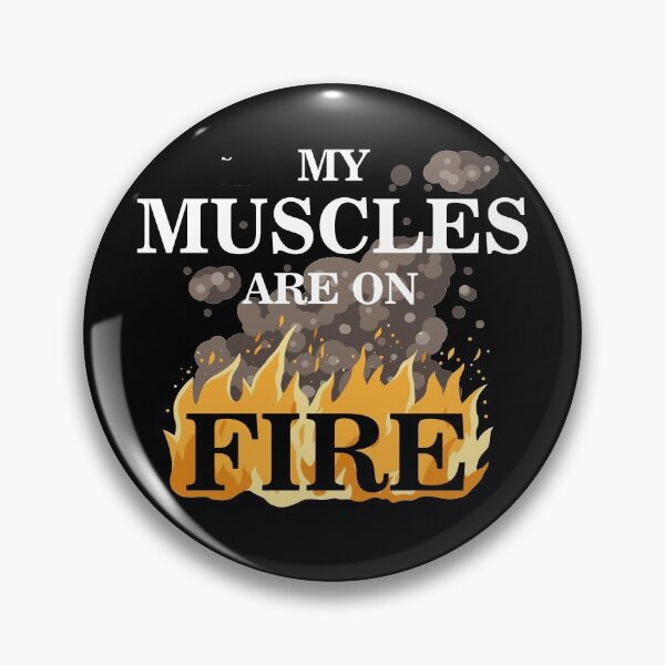 Item preview, Muscles on fire fitness intense workout designed and sold by ARTemyzz.