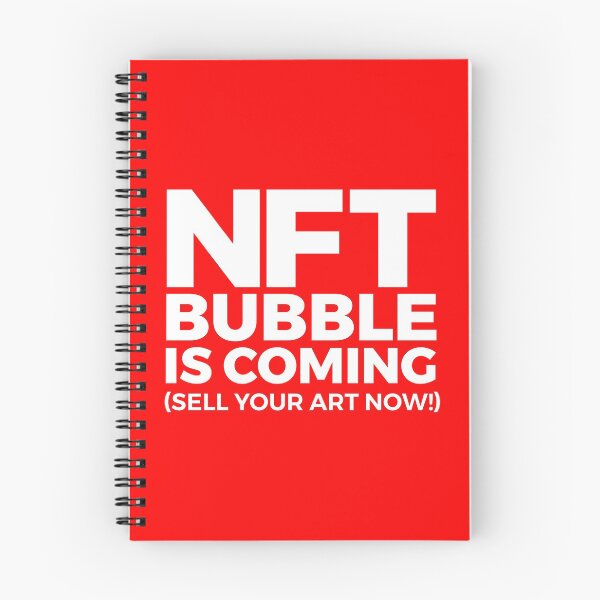 Item preview, (RED) NFT BUBBLE IS COMING (sell your art now) Crypto artists designed and sold by frikybomb.