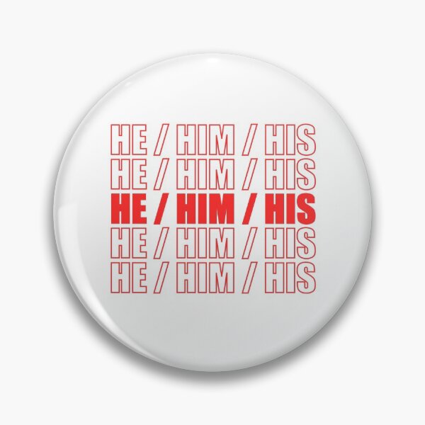 Item preview, HE / HIM / HIS Non Binary Pronoun designed and sold by Regenbogenn.