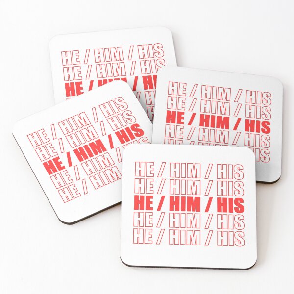 Item preview, HE / HIM / HIS Non Binary Pronoun designed and sold by Regenbogenn.