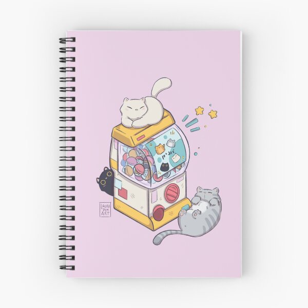Item preview, Gashapon cats vending machine designed and sold by LauraPemArt.