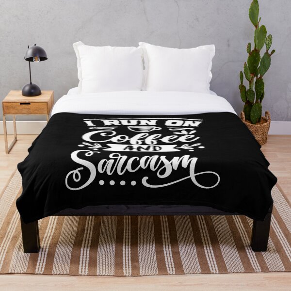 Item preview, I run on coffee and sarcasm. designed and sold by UNITEES21.