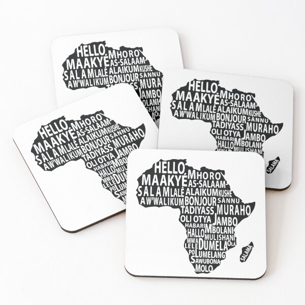 Item preview, Copy of Copy of African Hello Black and White designed and sold by Juanita Janari.