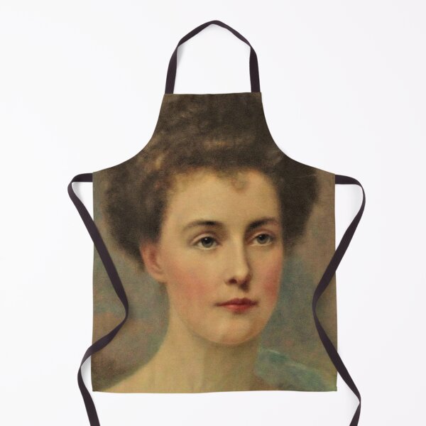 Item preview, 19th century portrait painting of a lovely lady  designed and sold by Vintage Designs +.