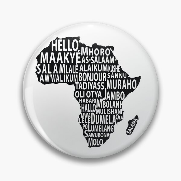 Item preview, Copy of Copy of African Hello Black and White designed and sold by Juanita Janari.
