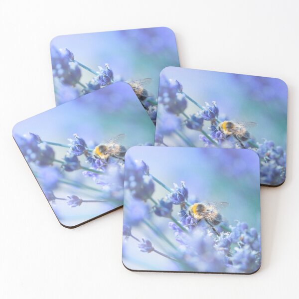 Item preview, Beautiful little bee enjoying the flowers designed and sold by CyaniRose.