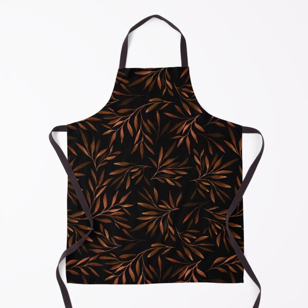 Aperçu de l'œuvre Aquarelle feuilles de saule orange chatoyantes, beau motif, simple motif à deux tons créée et vendue par Orianah.