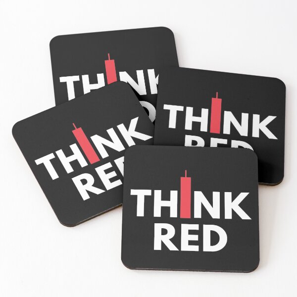 Item preview, Think Red (Candle Stick) designed and sold by TraderShirts.