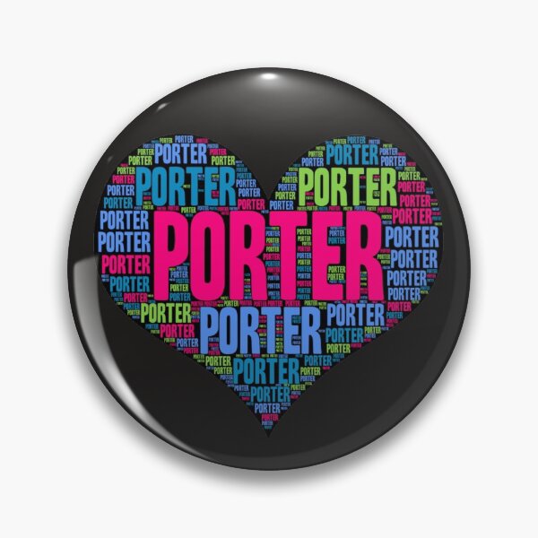 Item preview, Porter Heart Awesome Gift Idea For Porter Lover designed and sold by Yay Design.